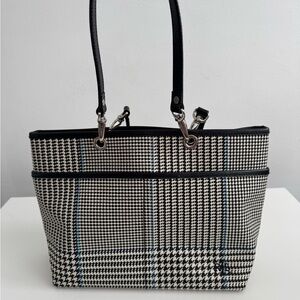 Ralph Lauren - Black and White Houndstooth Women's Bag